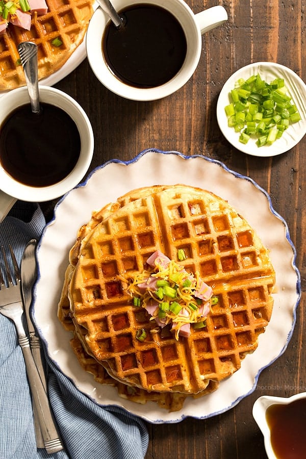 17-waffle-brunch-ideas-Ham-and-Cheese-Waffles-photo.