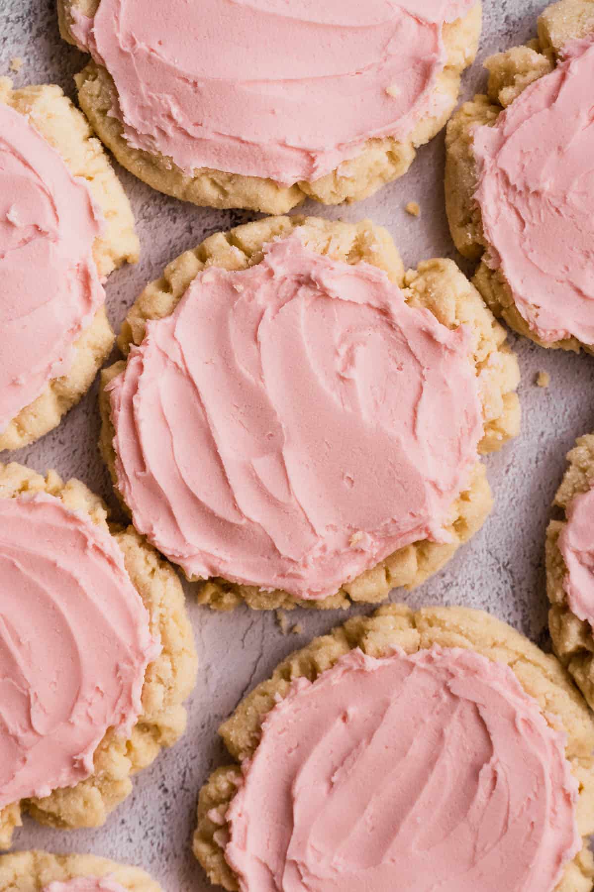 frosted-pink-sugar-cookies-with-sour-cream-close.